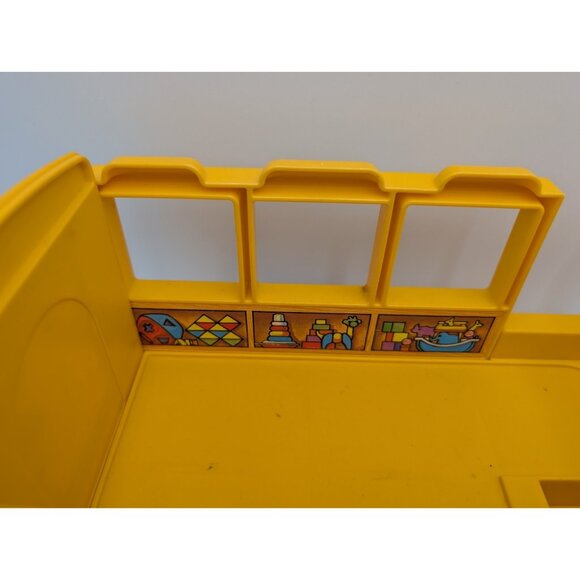 Tupperware Tuppertoys Yellow School Bus Convertible Classroom 1987 13 People - Picture 11 of 12